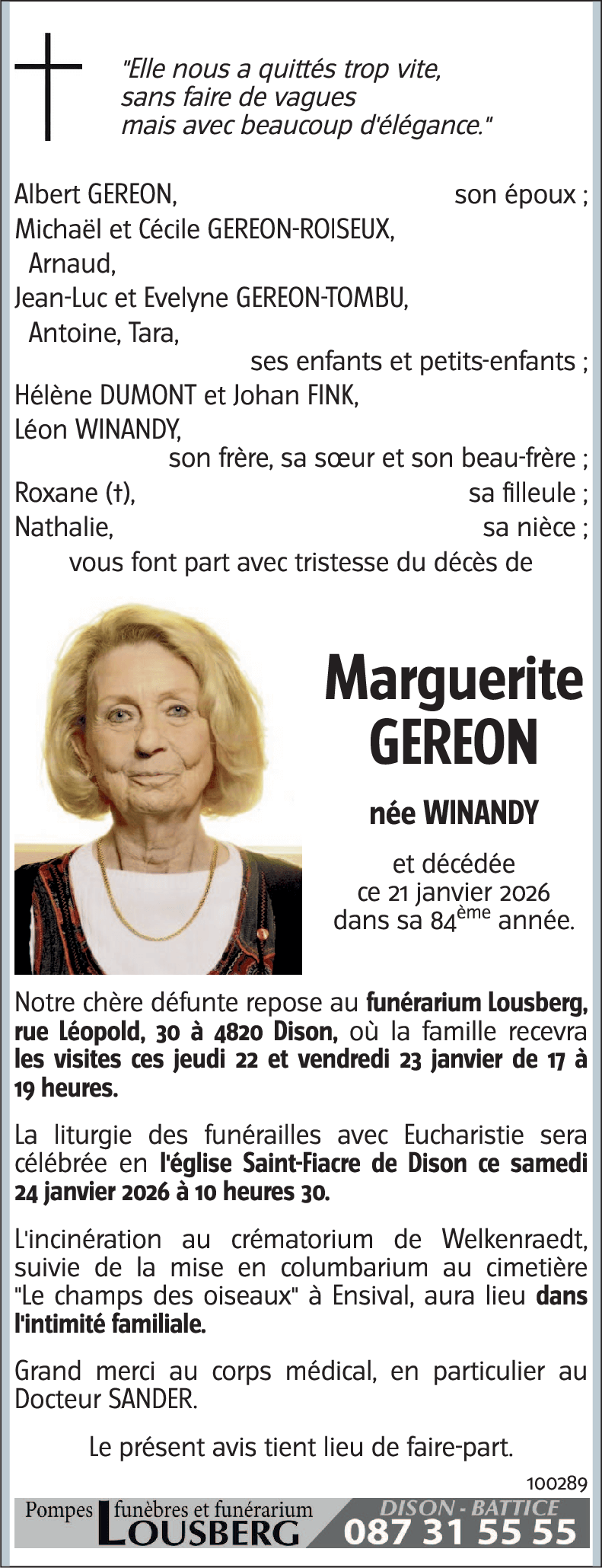 Marguerite WINANDY