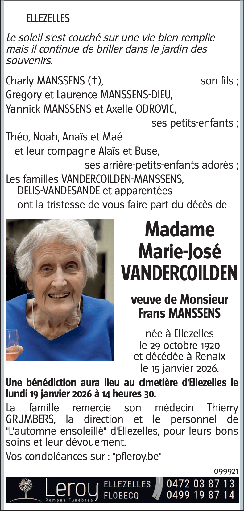 Marie-José VANDERCOILDEN