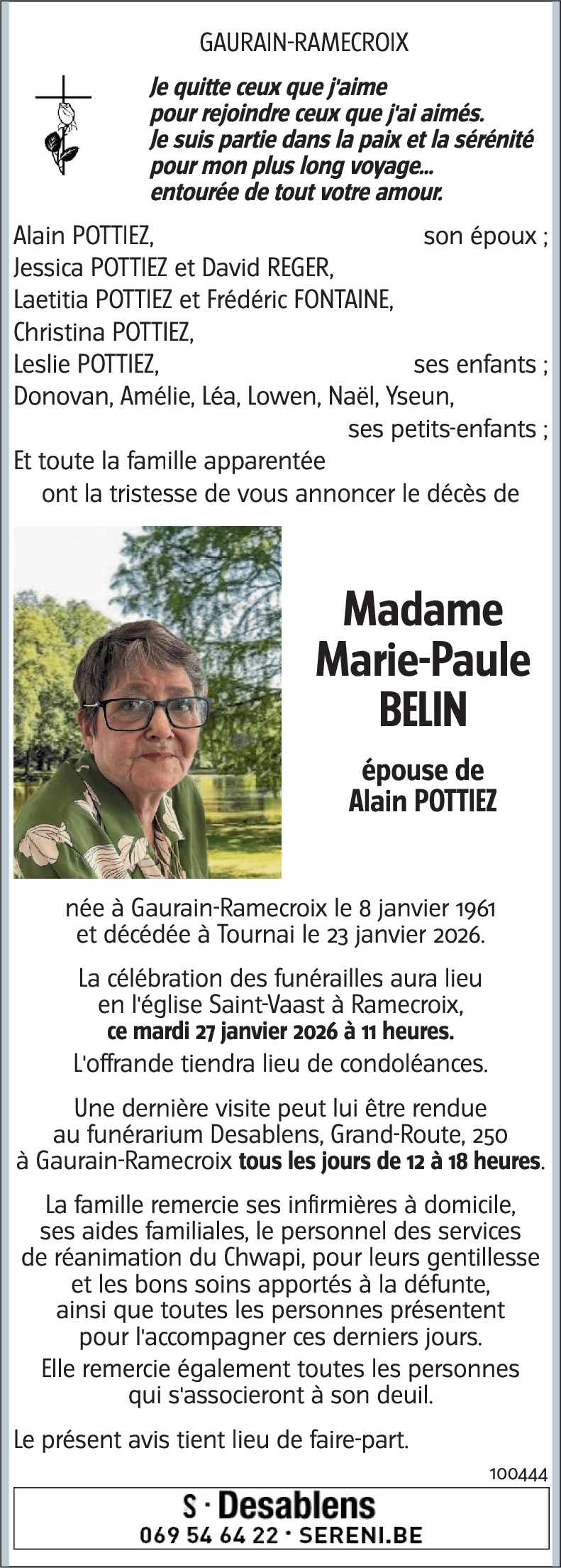 Marie-Paule BELIN