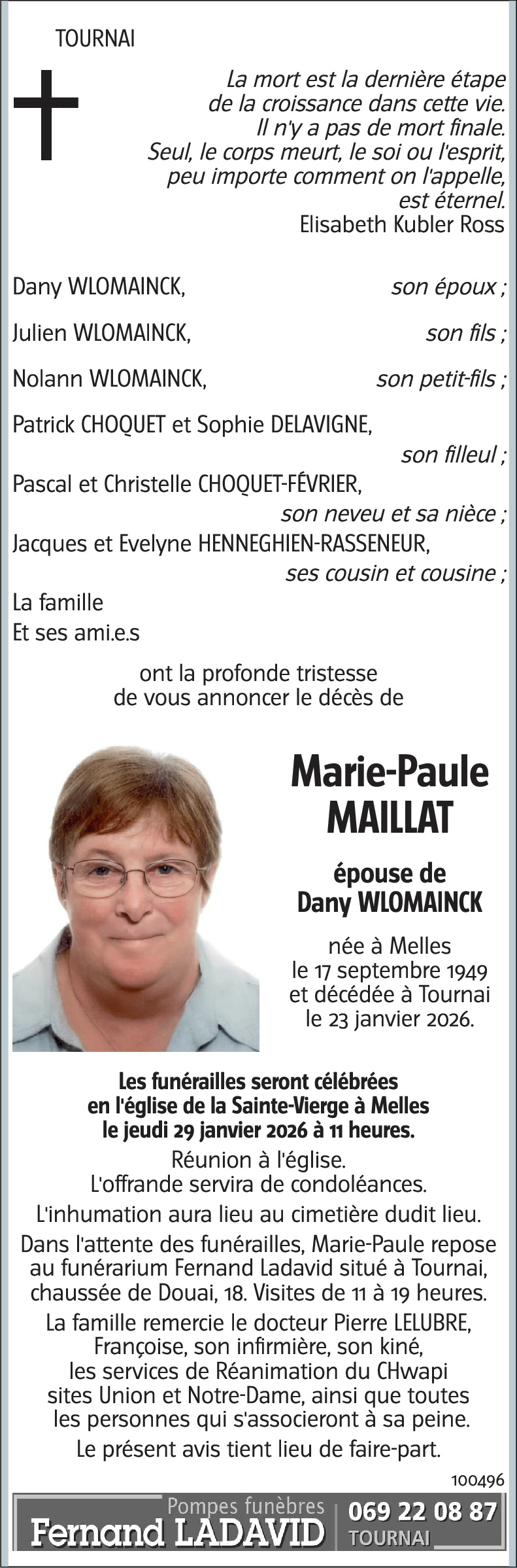 Marie-Paule MAILLAT