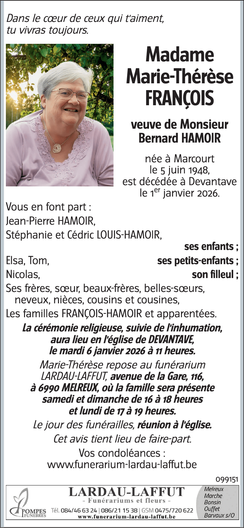 Marie-Thérèse FRANCOIS