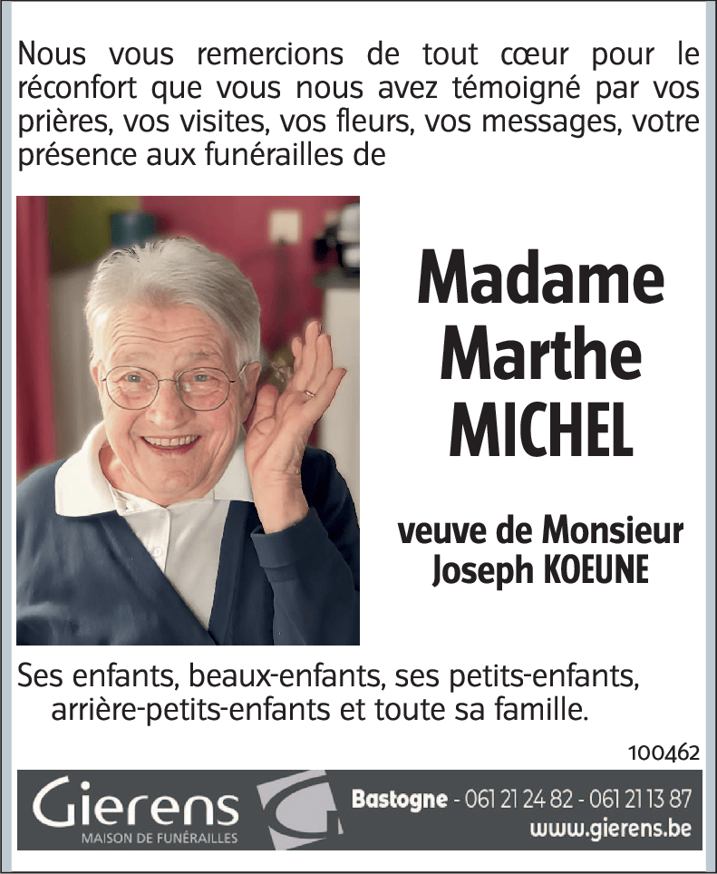 Marthe MICHEL