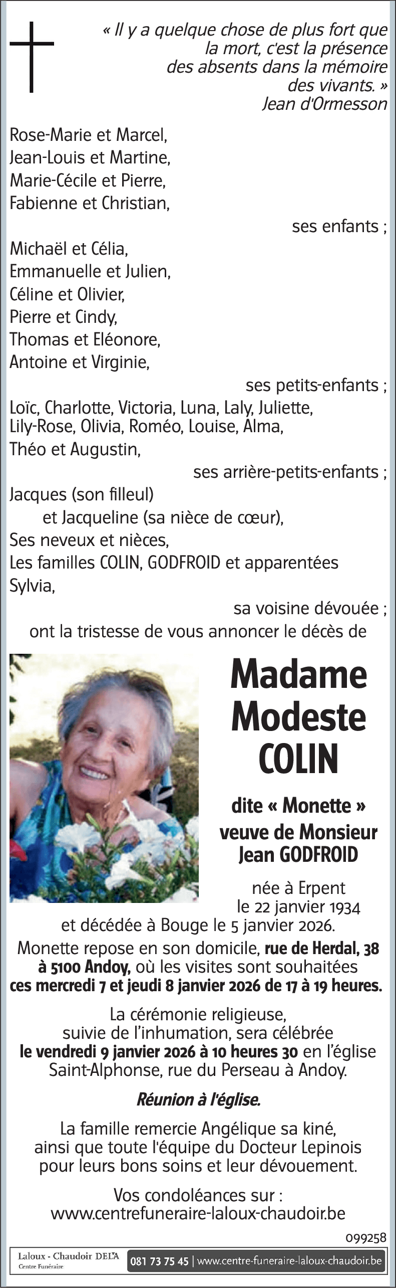 Modeste COLIN