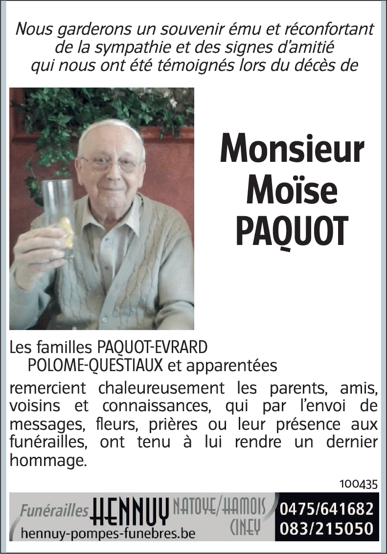 Moïse PAQUOT