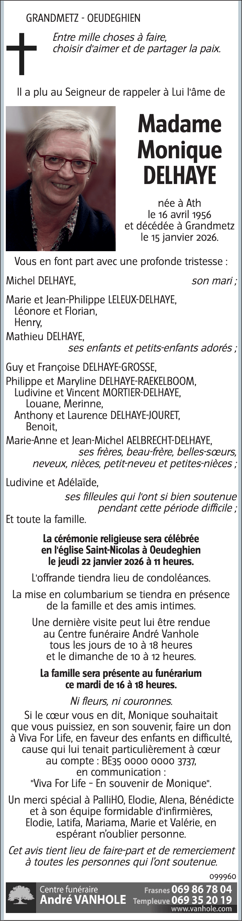 Monique DELHAYE