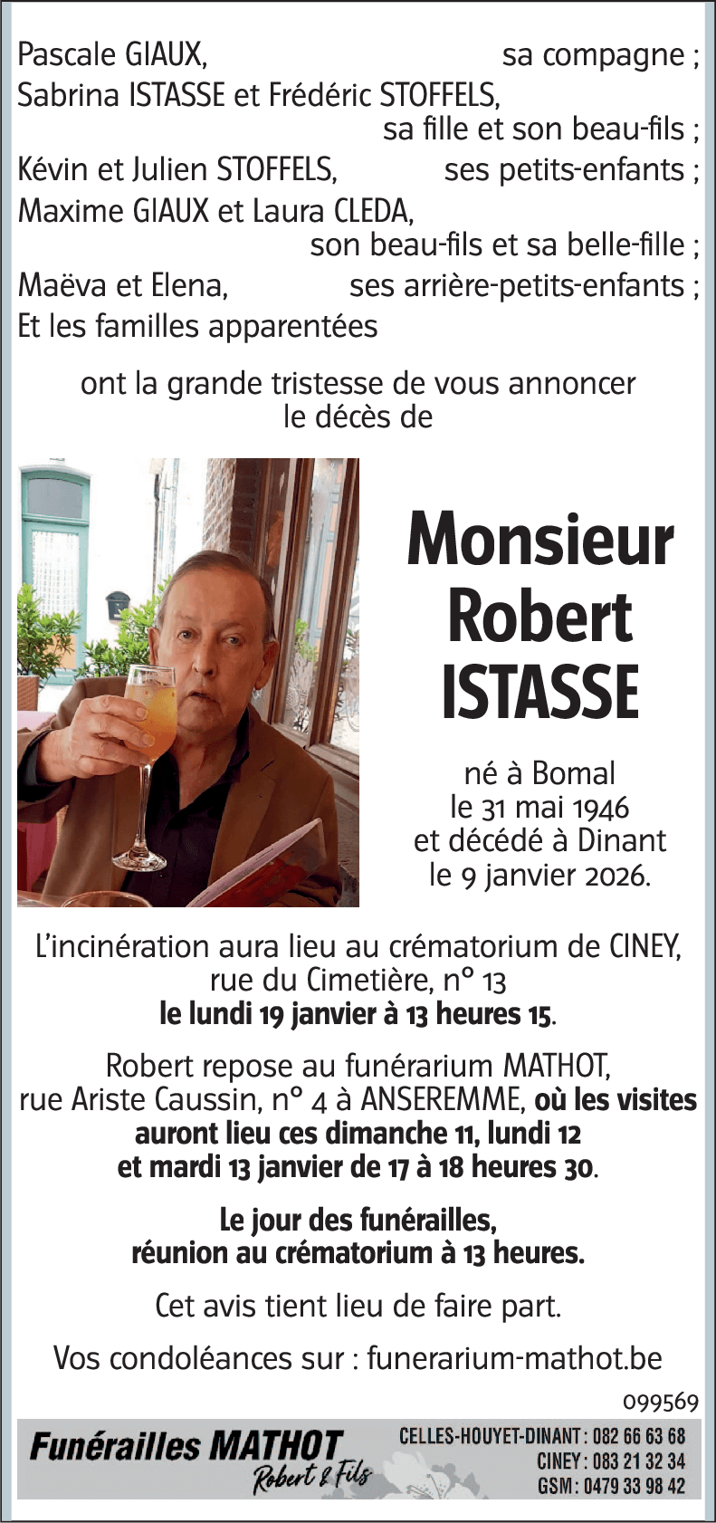 Robert ISTASSE