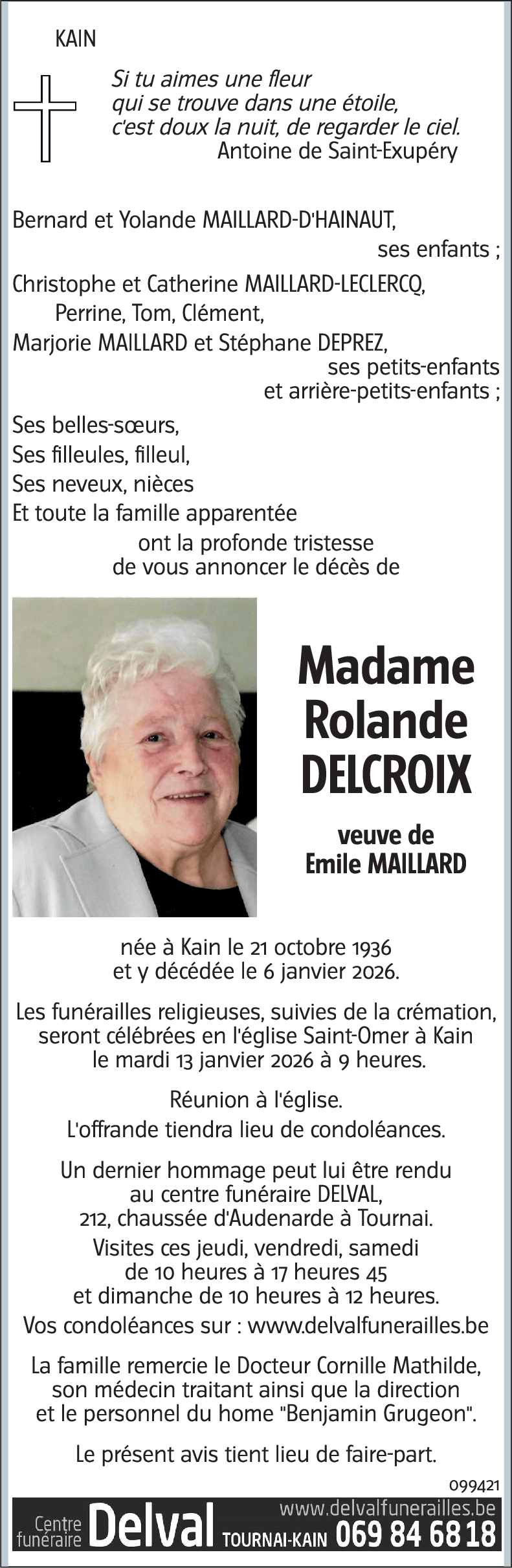 Rolande DELCROIX