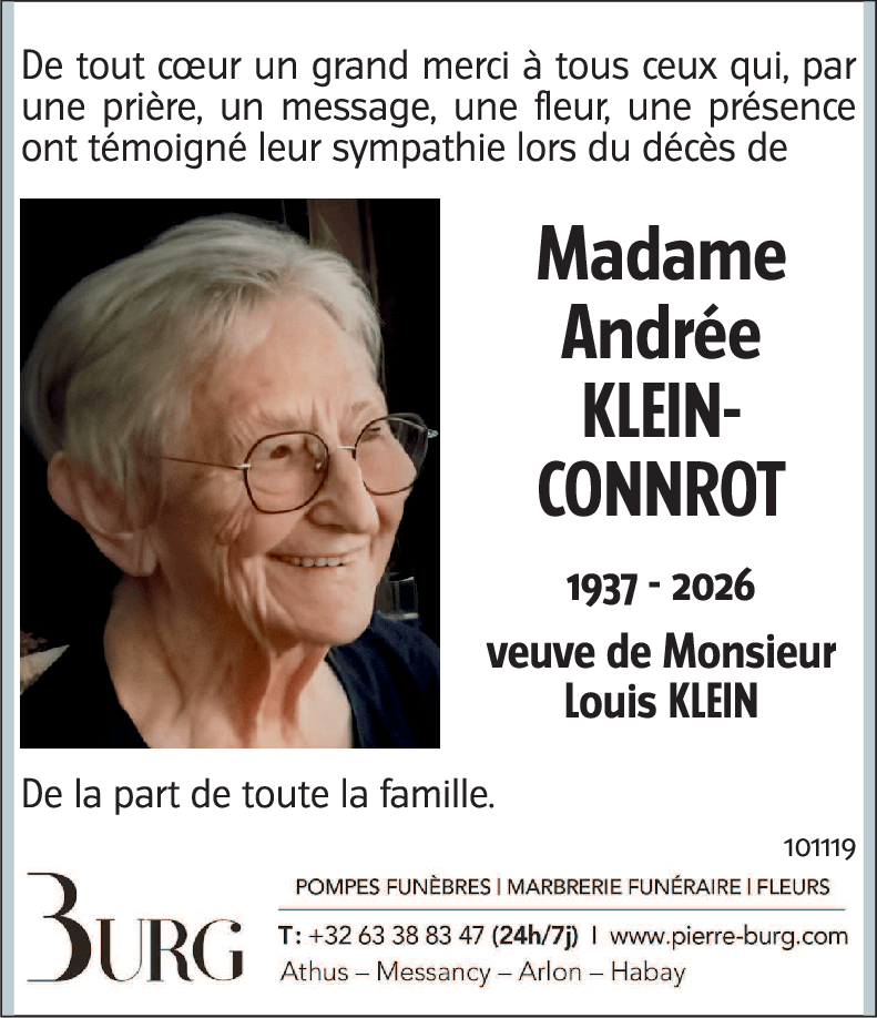 Andrée CONNROT