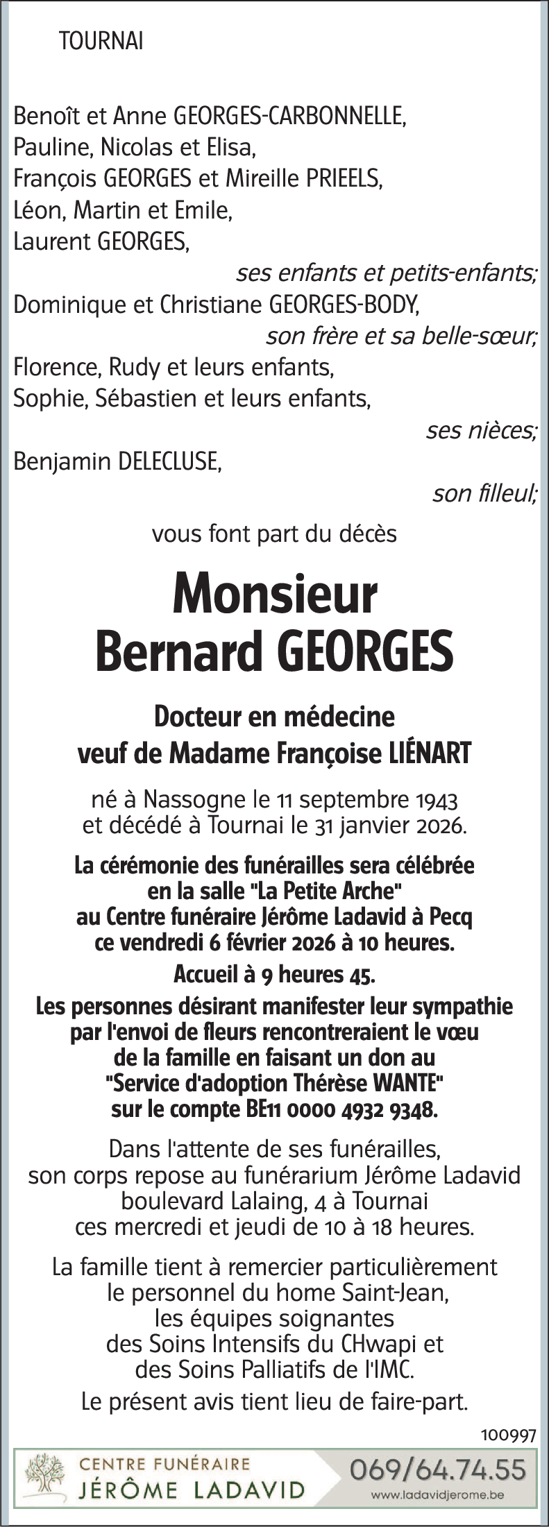 Bernard GEORGES
