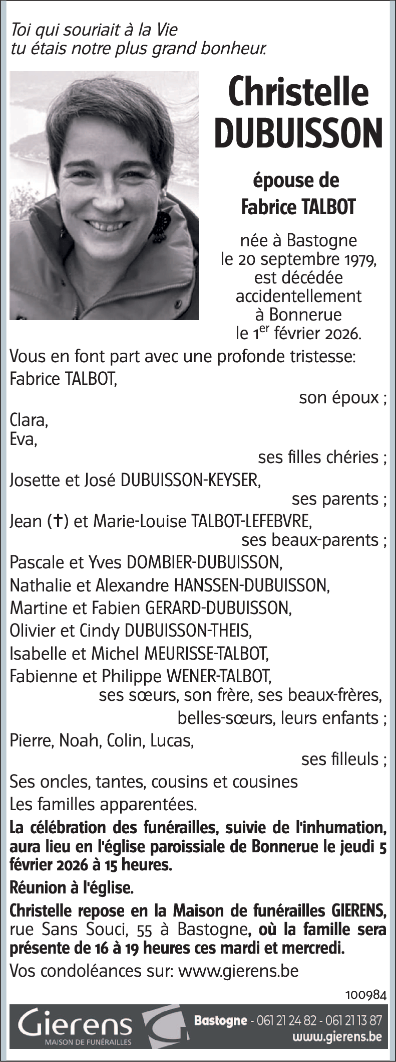 Christelle DUBUISSON