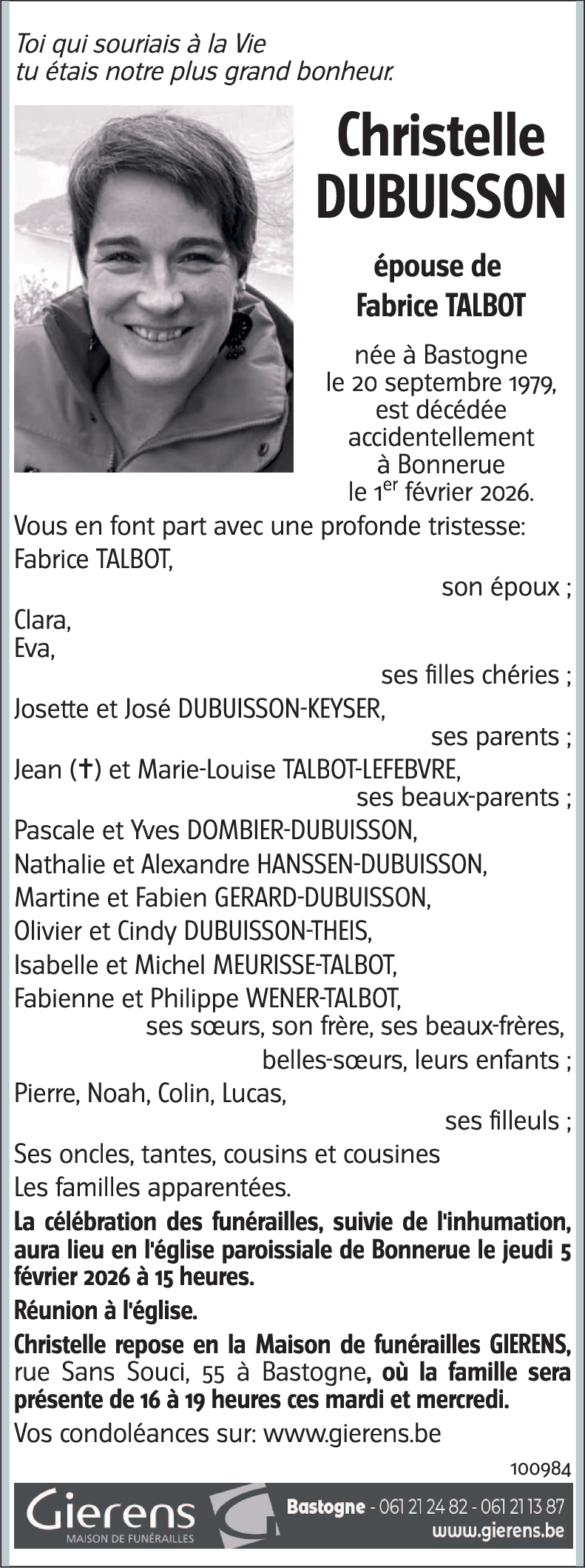 Christelle DUBUISSON