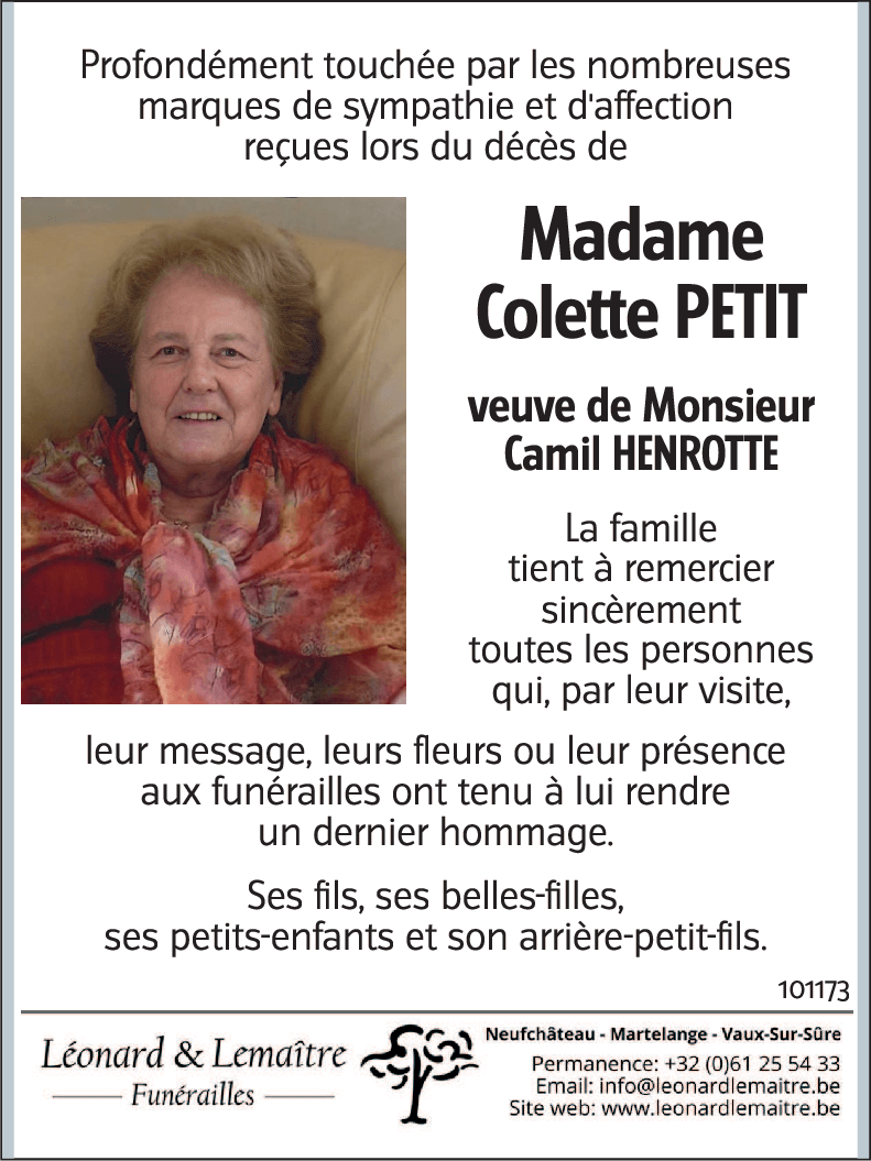Colette PETIT