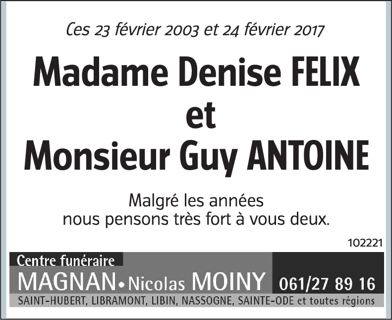 denise félix guy antoine