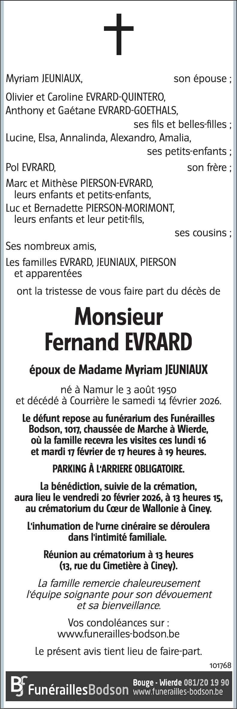 Fernand EVRARD