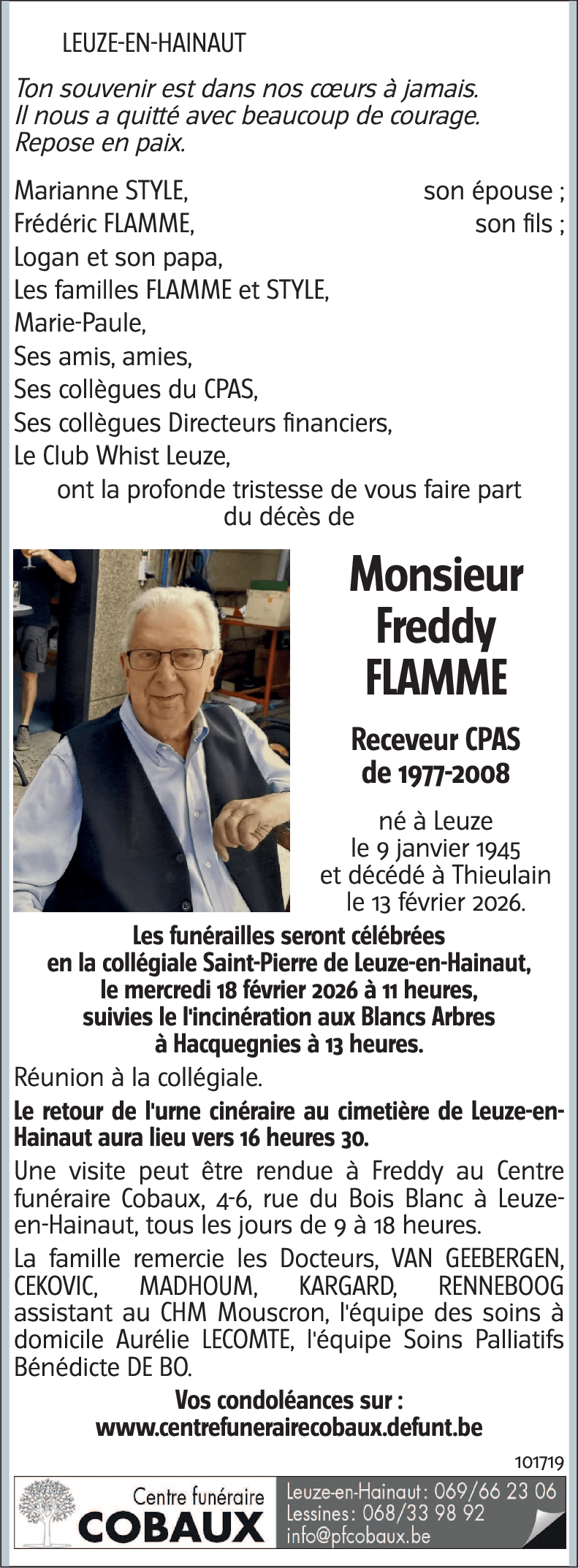 Freddy FLAMME