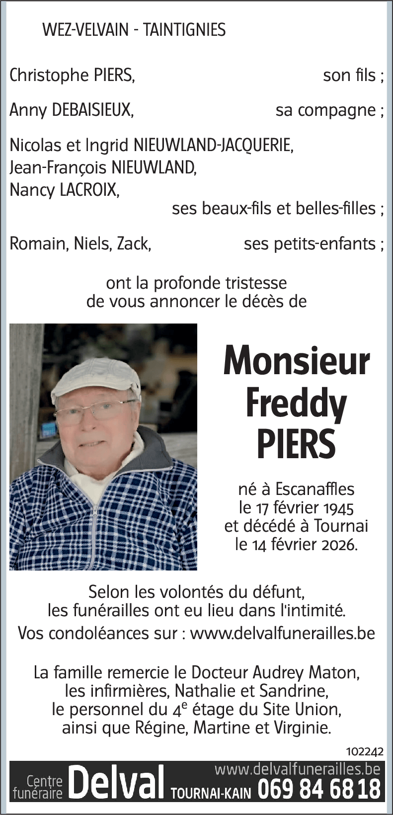Freddy PIERS