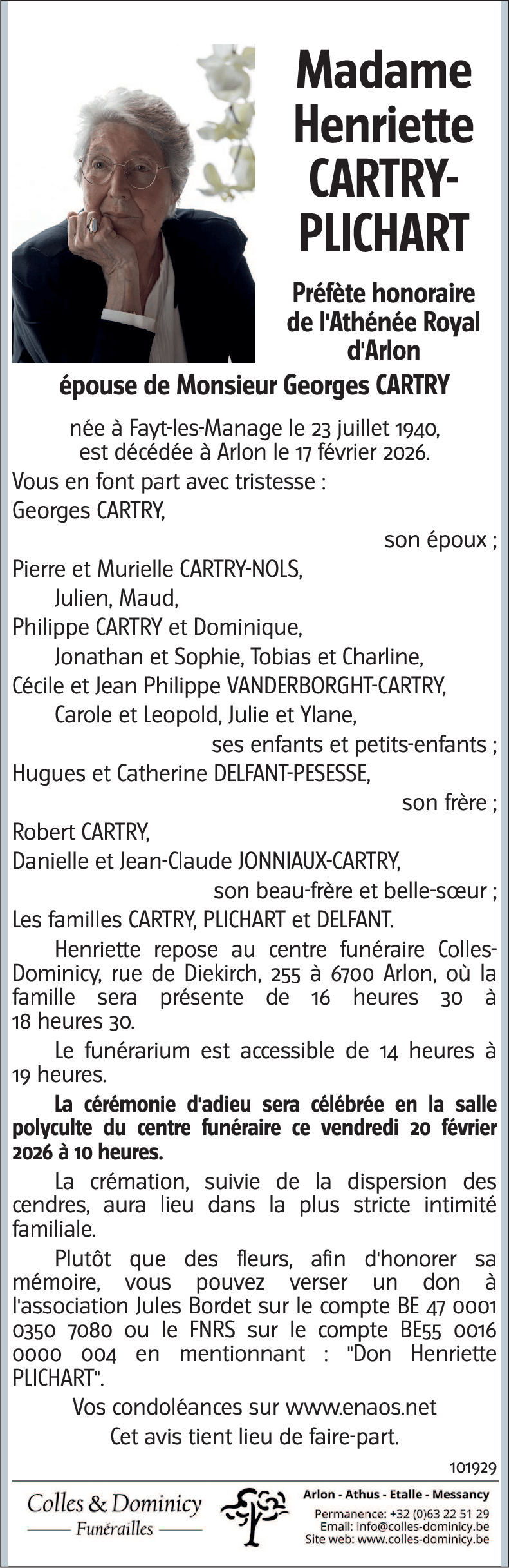 Henriette PLICHART