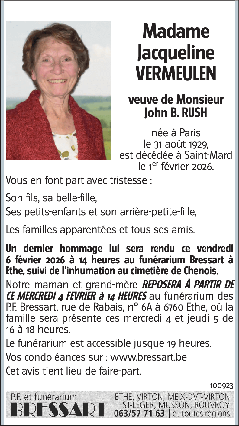 Jacqueline VERMEULEN