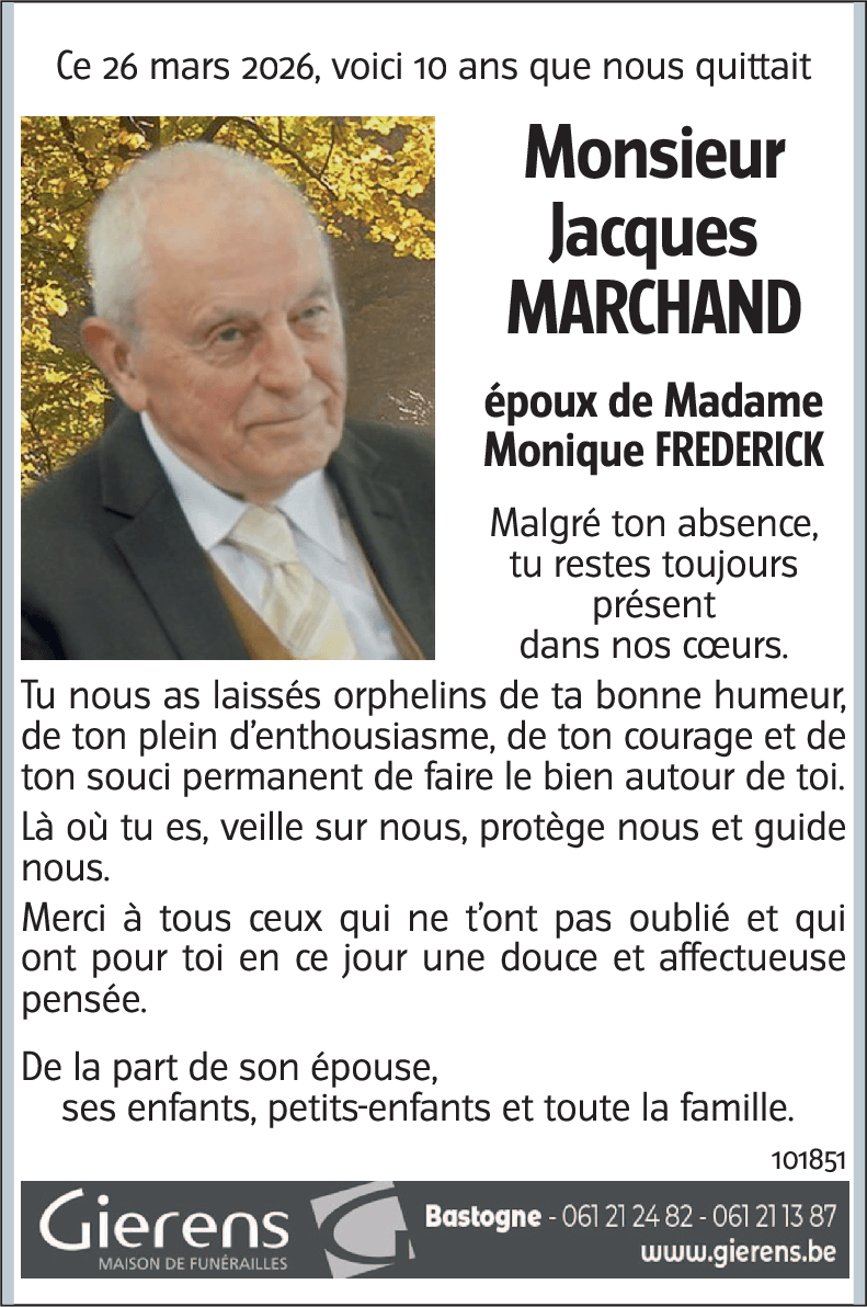 Jacques MARCHAND