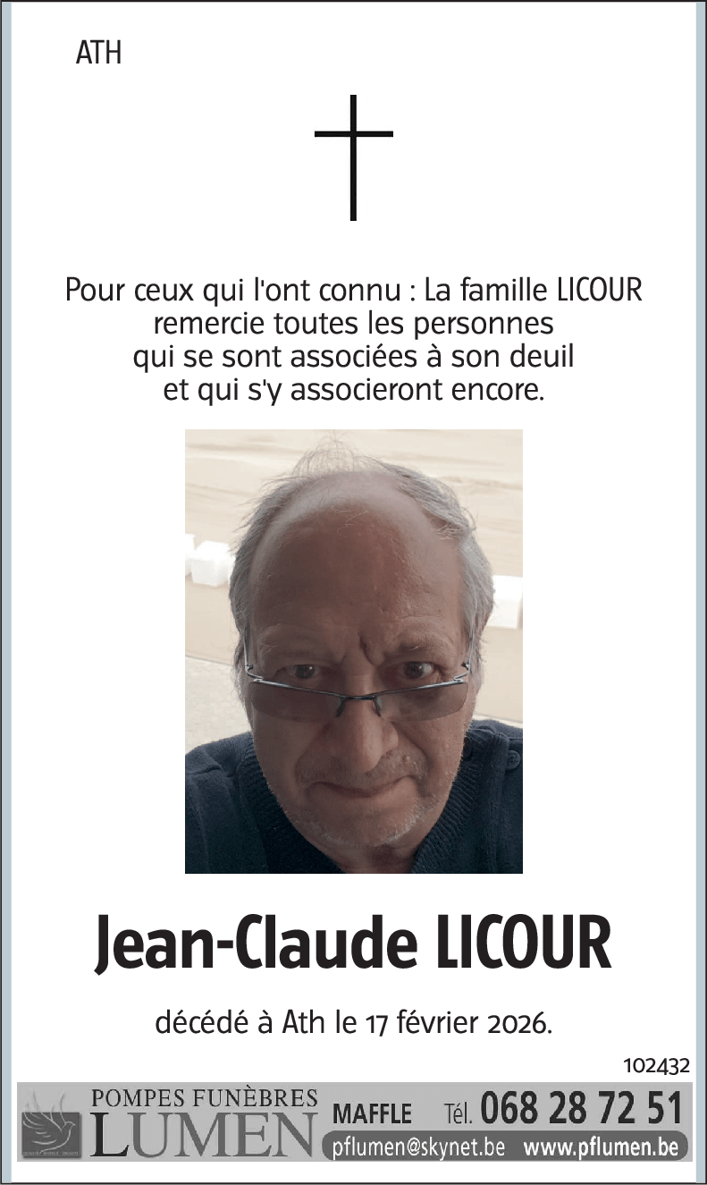 Jean-Claude LICOUR