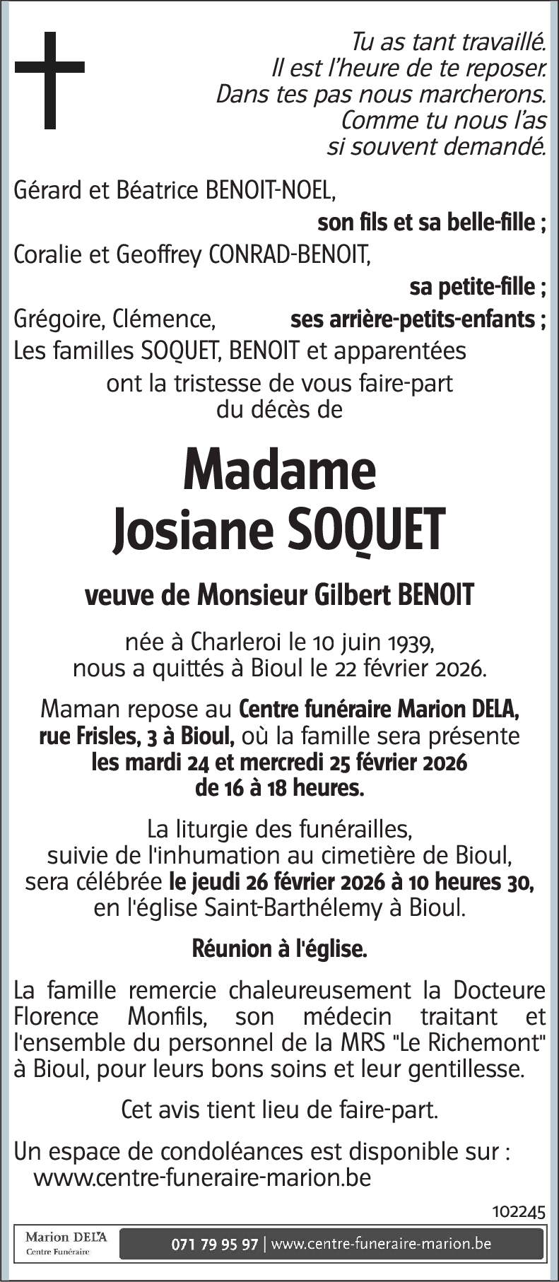 Josiane SOQUET