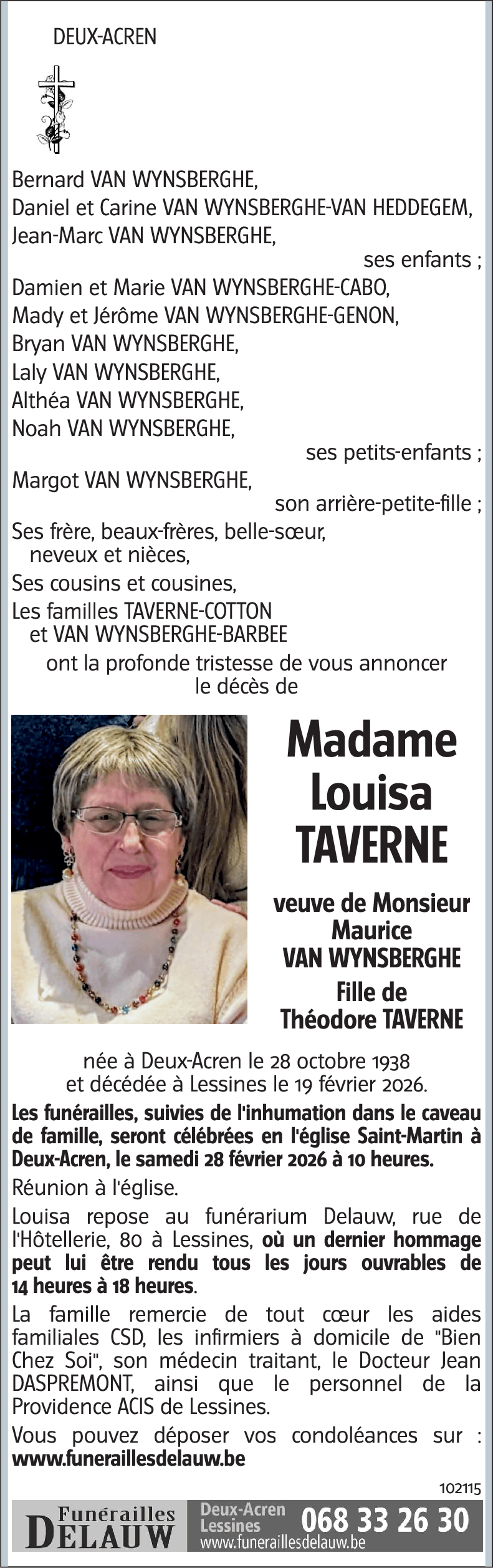 Louisa TAVERNE