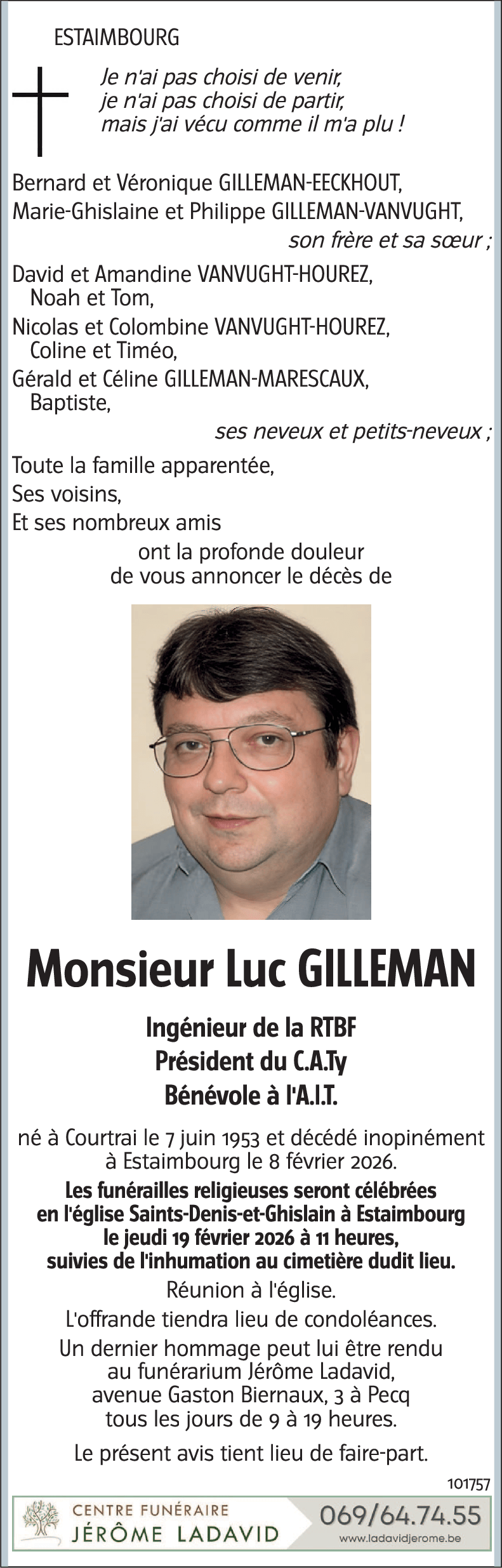 Luc GILLEMAN