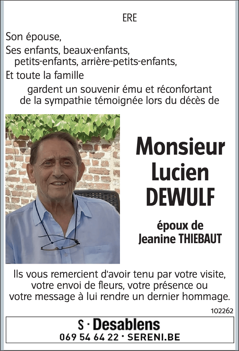 Lucien DEWULF
