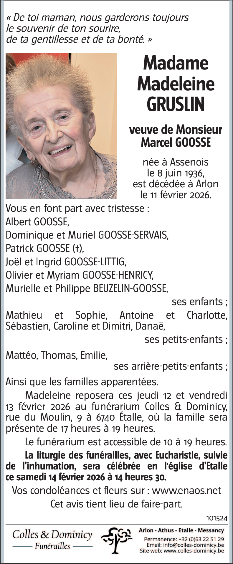 Madeleine GRUSLIN