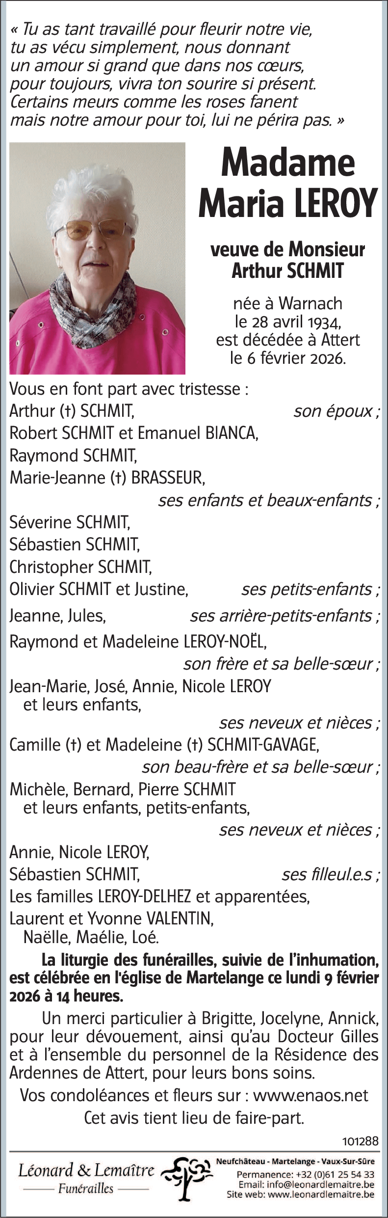 Maria LEROY