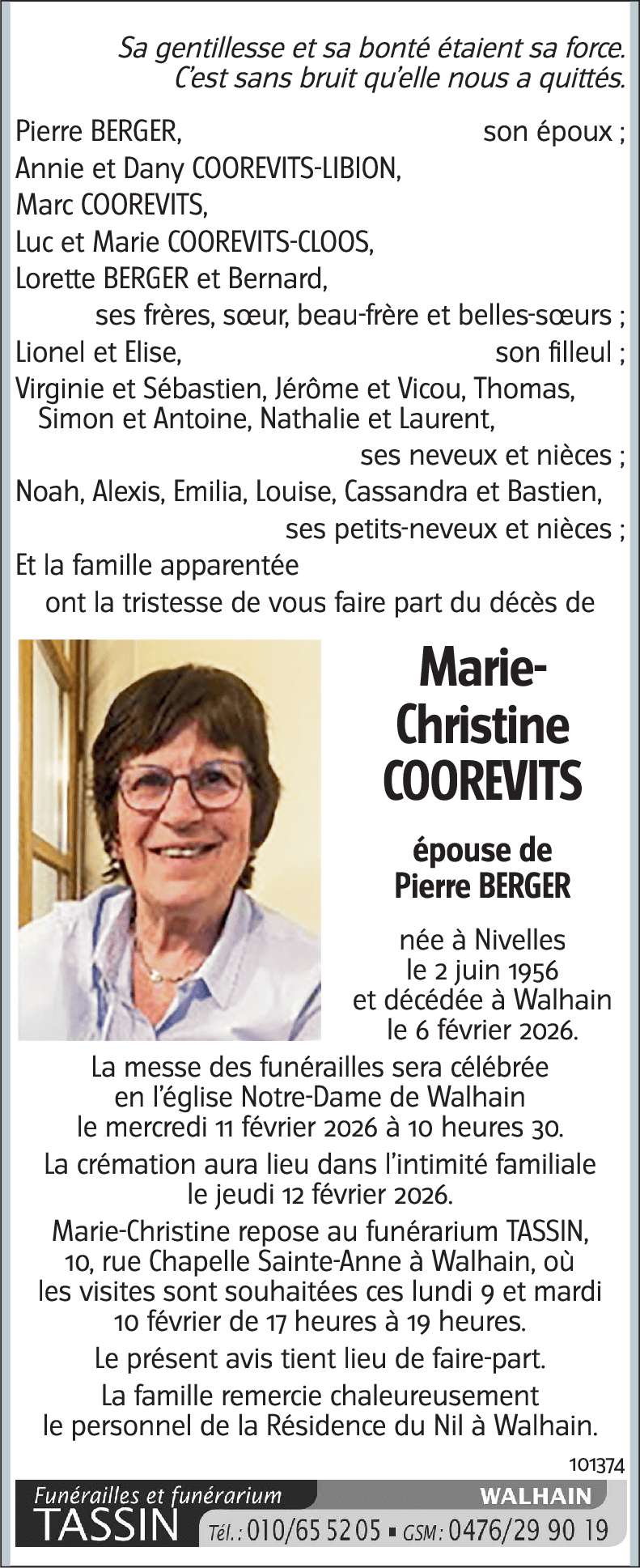 Marie-Christine COOREVITS