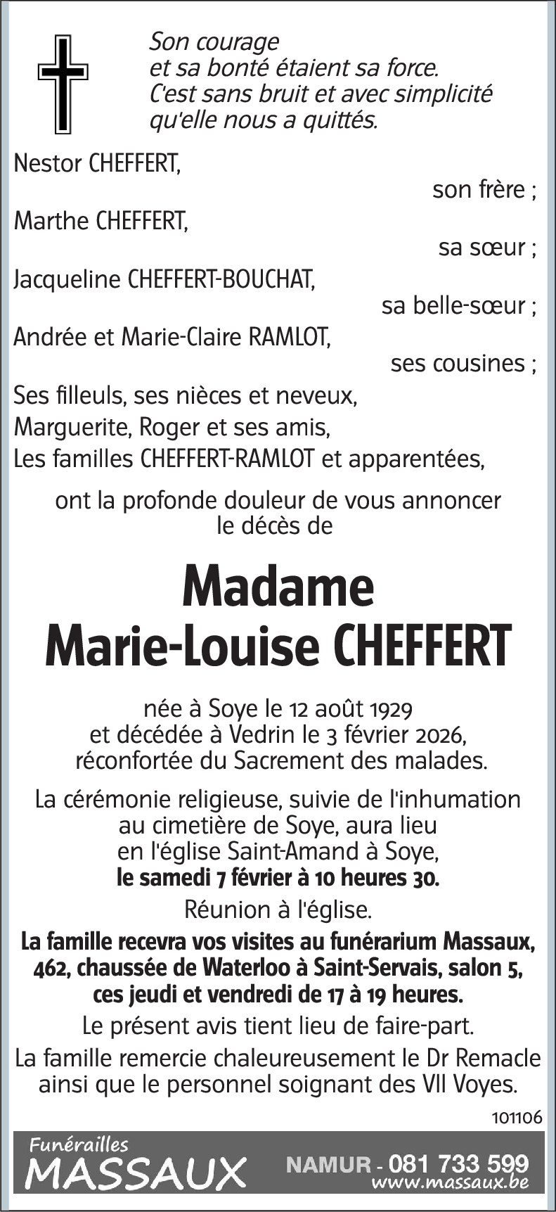 Marie-Louise CHEFFERT