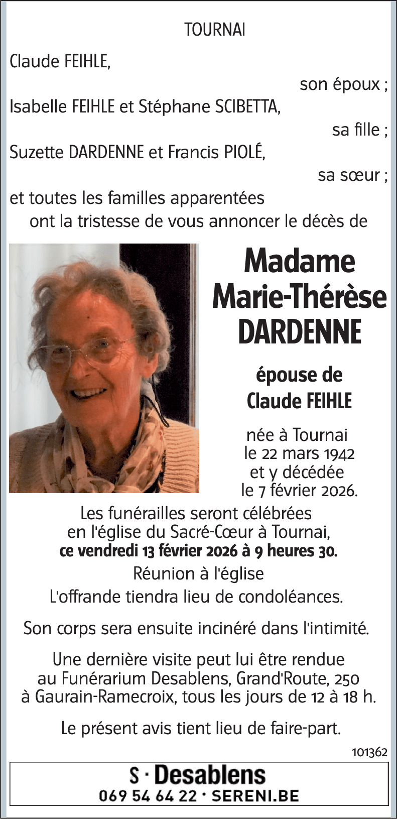 Marie-Thérèse DARDENNE