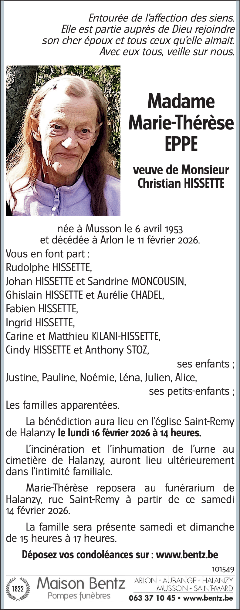 Marie-Thérèse EPPE