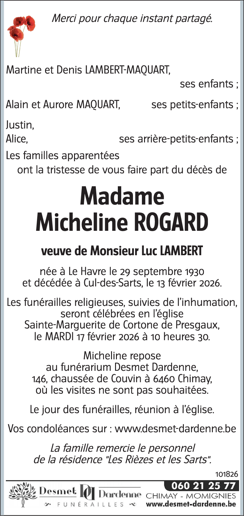 Micheline ROGARD