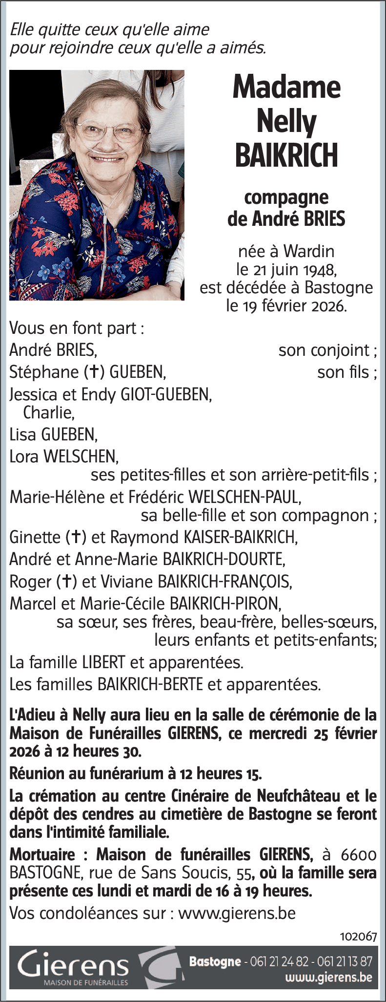 Nelly BAIKRICH