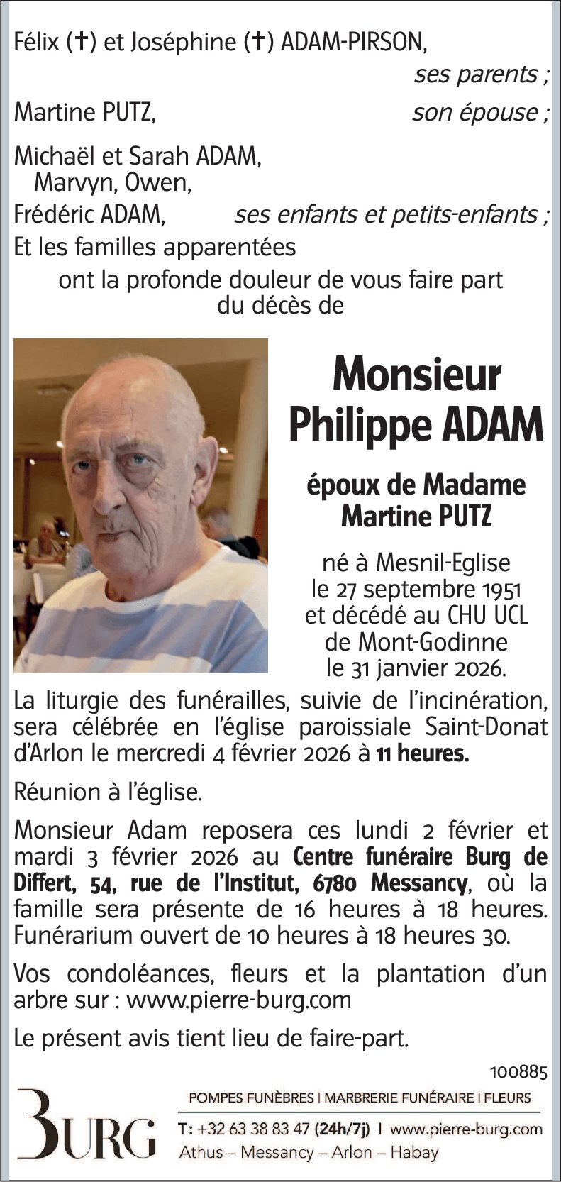 Philippe ADAM