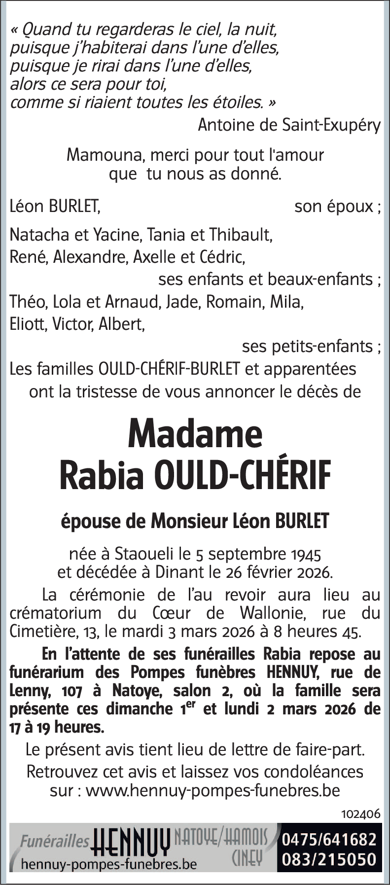 Rabia OULD-CHÉRIF