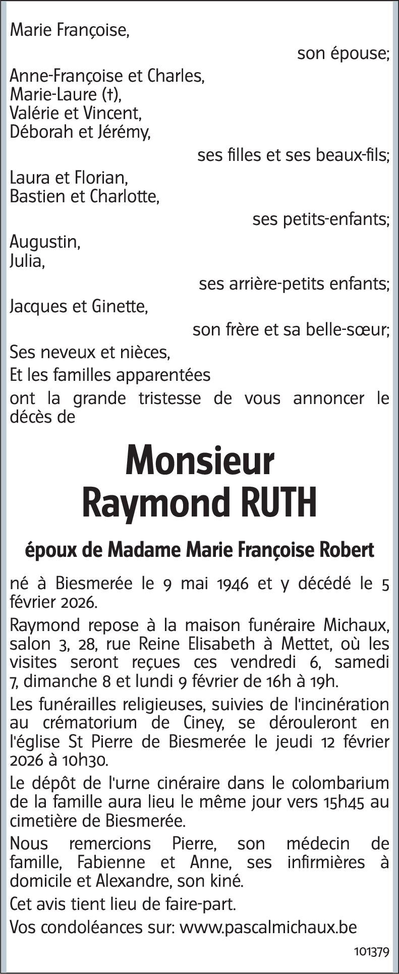 Raymond RUTH