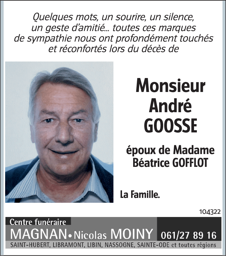 André GOOSSE