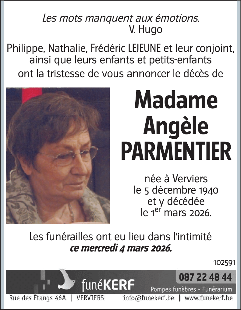 Angèle PARMENTIER