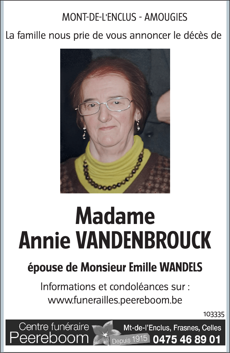 Annie VANDENBROUCK