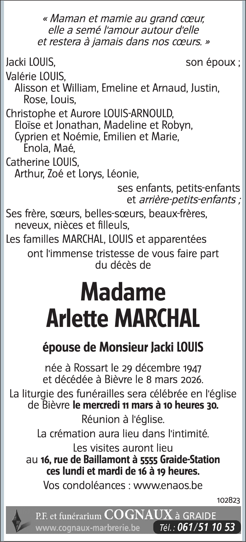 Arlette MARCHAL