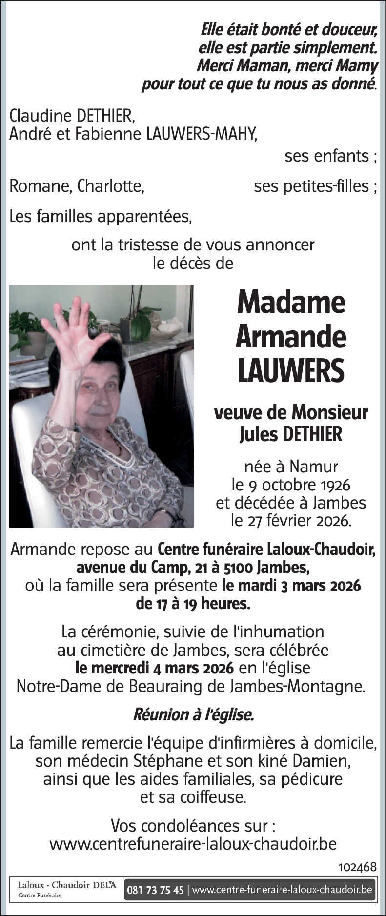 Armande LAUWERS