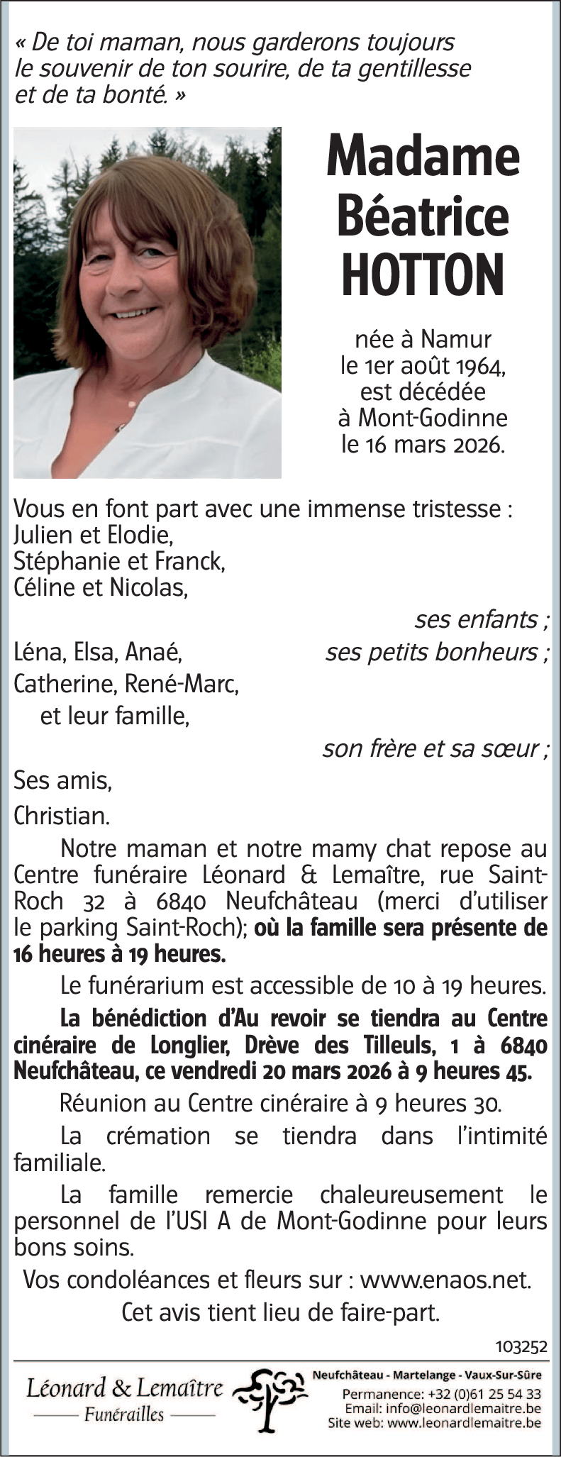 Béatrice HOTTON