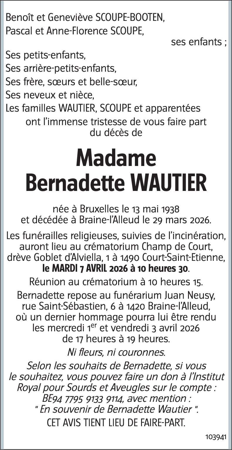 Bernadette WAUTIER