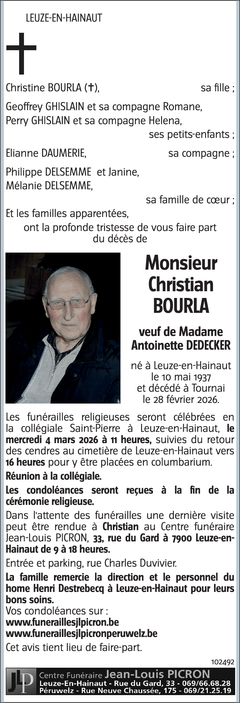 Christian BOURLA