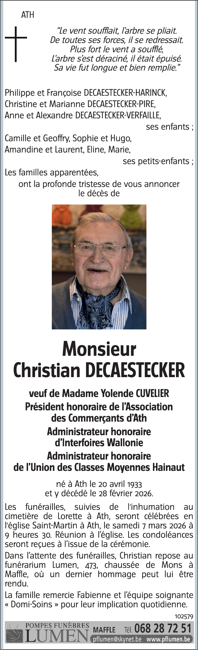 Christian DECAESTECKER