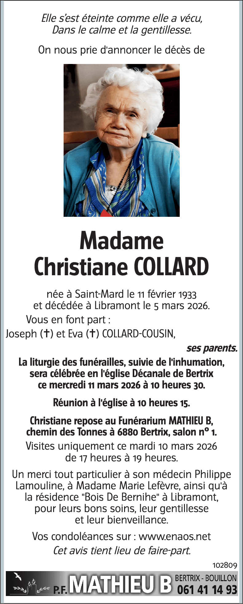 Christiane COLLARD