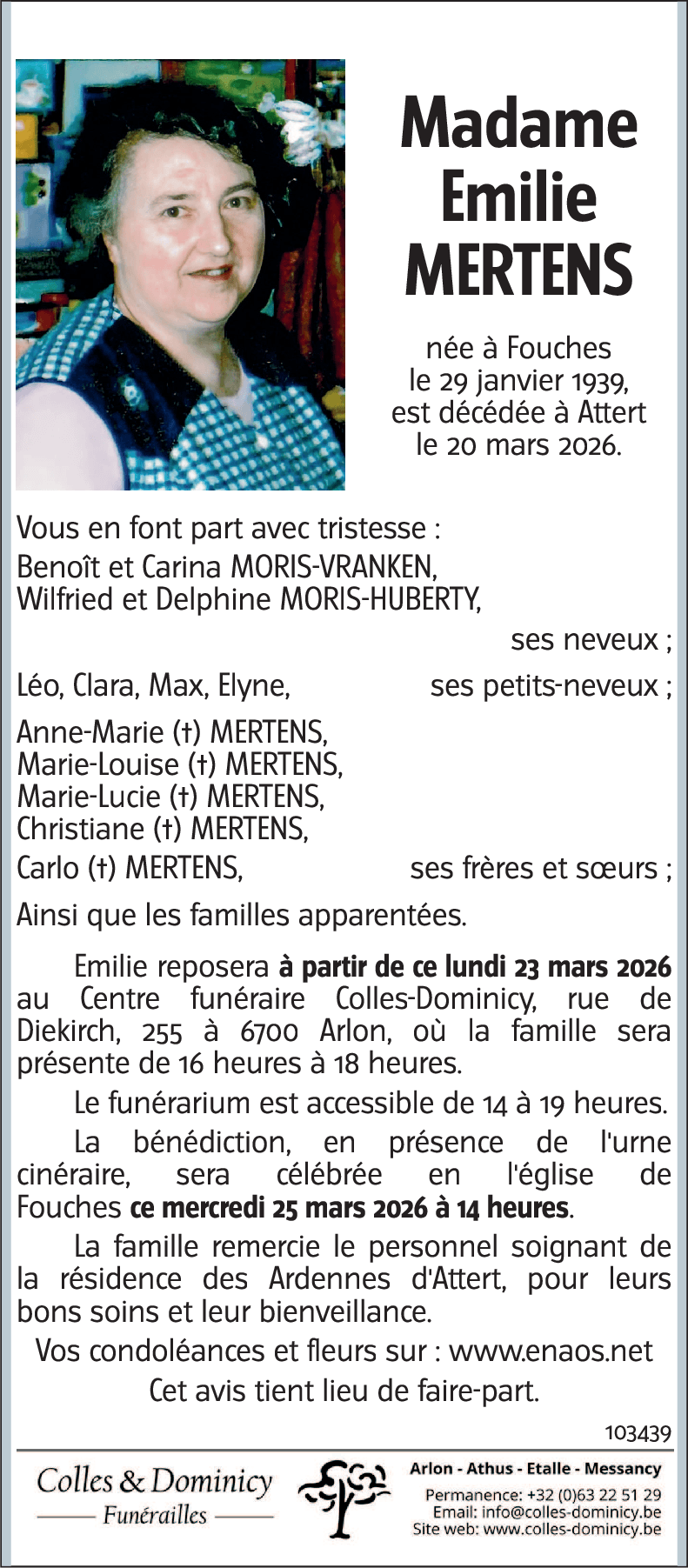 Emilie MERTENS
